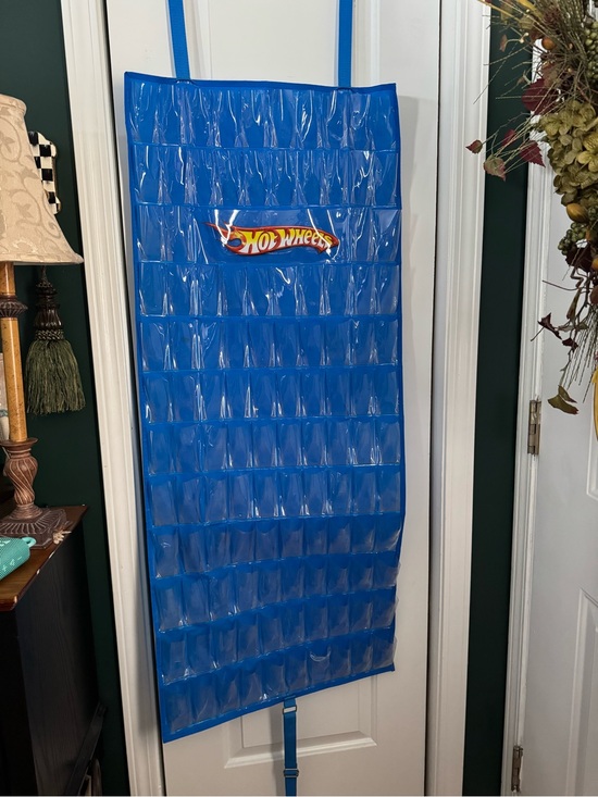 Mattel Other - Mattel Hot Wheels Blue Hanging Pocket Organizer